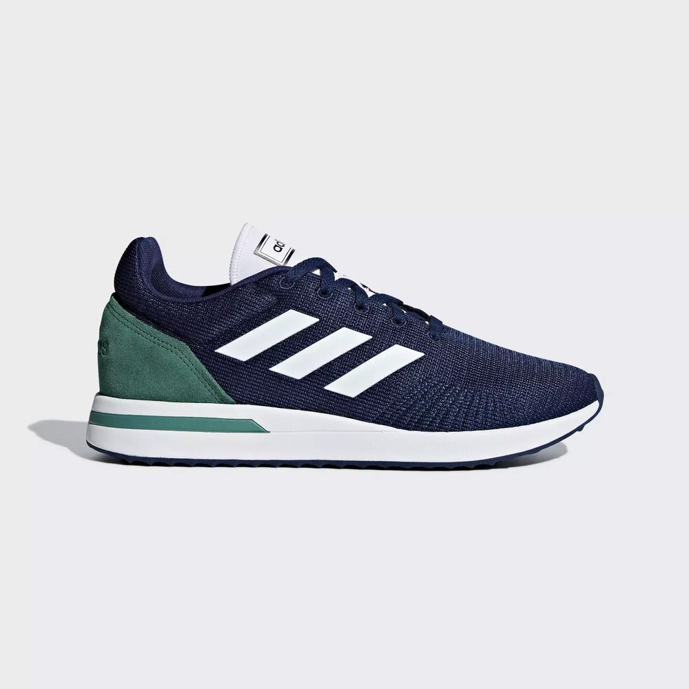Adidas Run 70s Tenis Para Correr Azules Para Hombre (MX-99033)